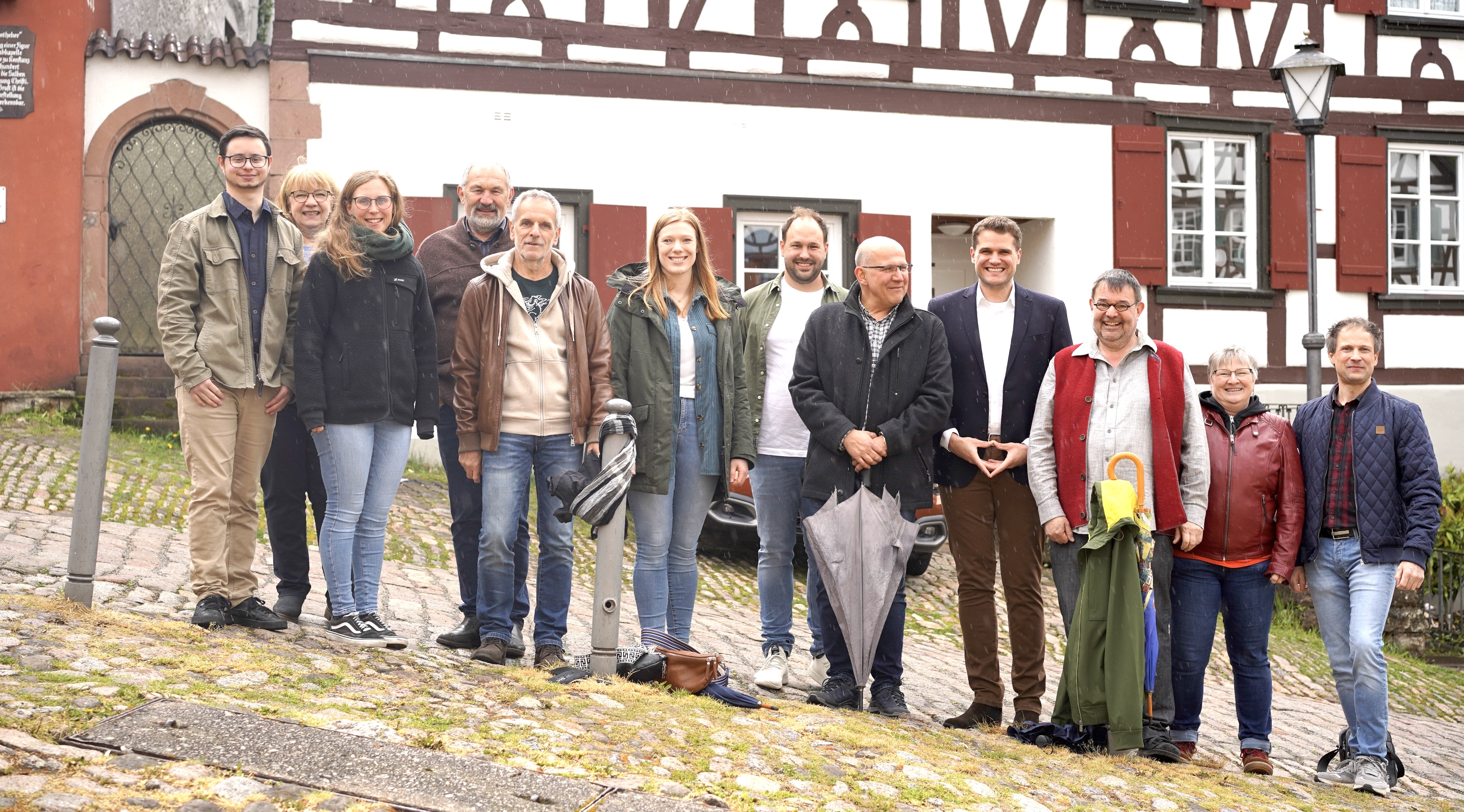 Fotoshooting auf dem Marktplatz